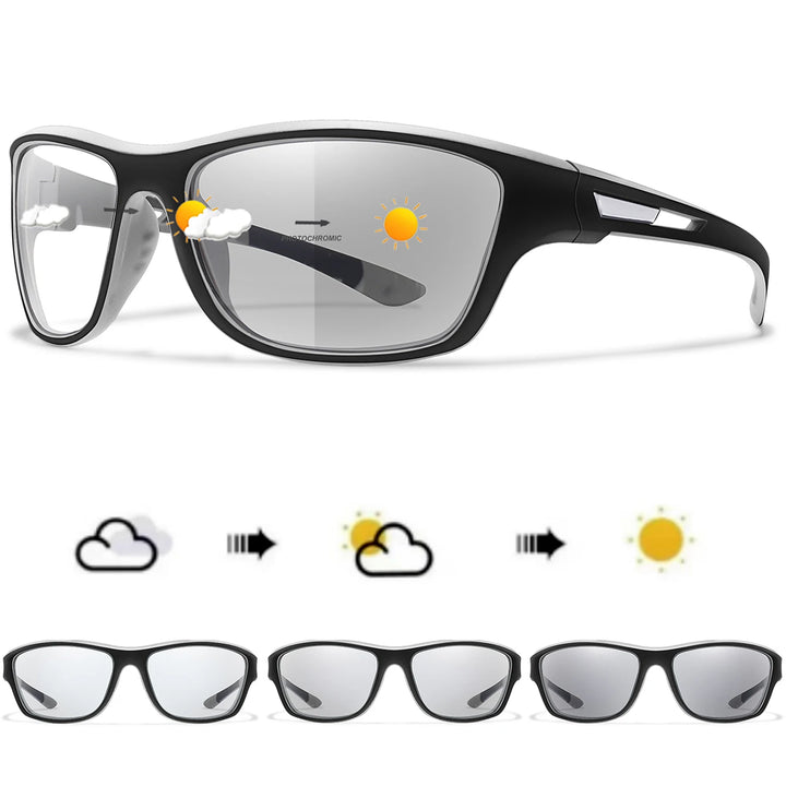 POAT Brand Photochromic Motorcycle Sunglasses Men Women Outdoor Cycling Driving Hiking Eyewear Fishing UV400 Protection Goggles