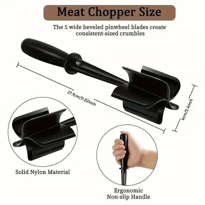 1pc Handheld Household Kitchen Meat Chopper Mixing Rice Meat Grinder Grinder Meat Masher Kitchen Tool