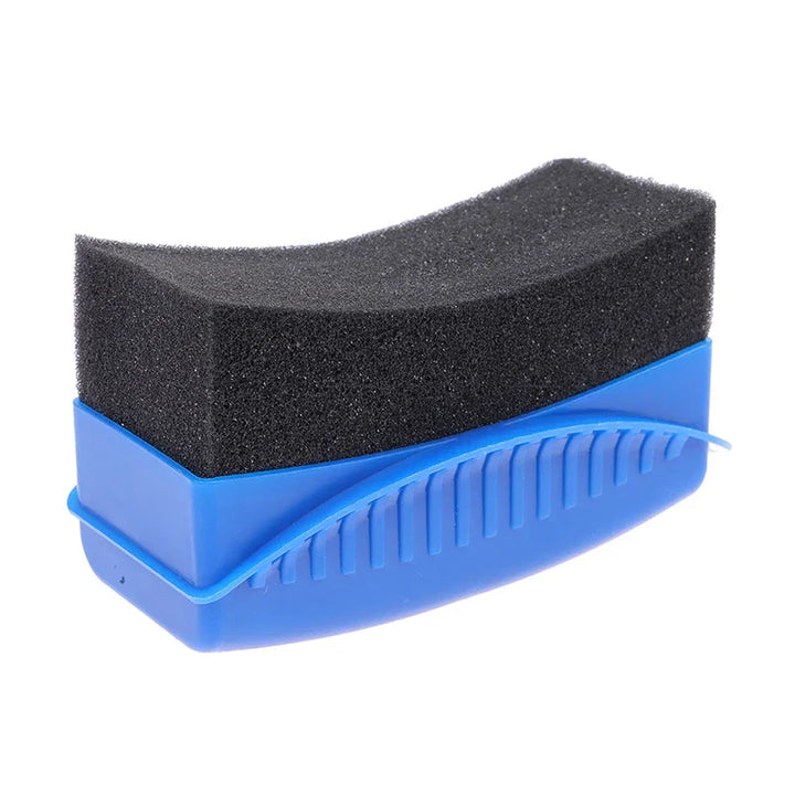 Car Wheel Polishing Waxing Sponge Brush With Cover ABS Washing Cleaning Tire Contour Dressing Applicator Pads Detail Accessories