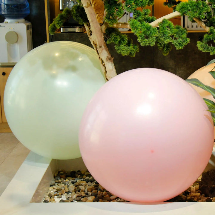 10pcs 36 Inch Giant Balloon Pink Round Inflable Latex Room Decor Balloons Birthday Party Wedding Decoration Supplies