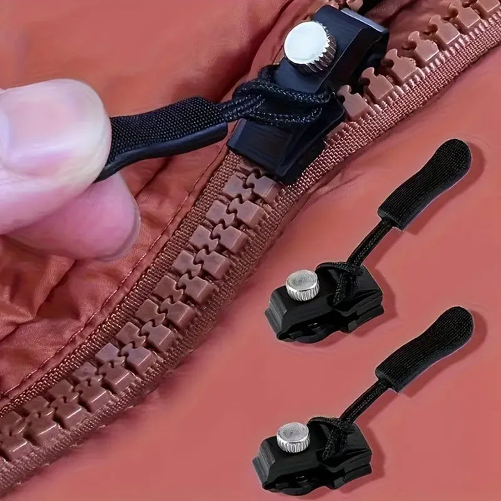5 Pcs Zipper Repair Kit - Detachable Zipper Pulls for Bags, Coats, Clothes, Shoes, No Tools Needed, Replacement Zipper Heads