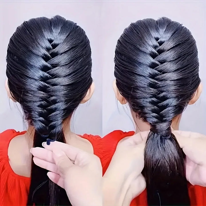 1-Piece Multi-Purpose Hairstyle Design Tool, Fishbone Hairstyle Tool, Magical Braid Design Tool, Hairstyling and Beauty Tool