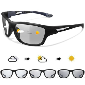POAT Brand Photochromic Motorcycle Sunglasses Men Women Outdoor Cycling Driving Hiking Eyewear Fishing UV400 Protection Goggles