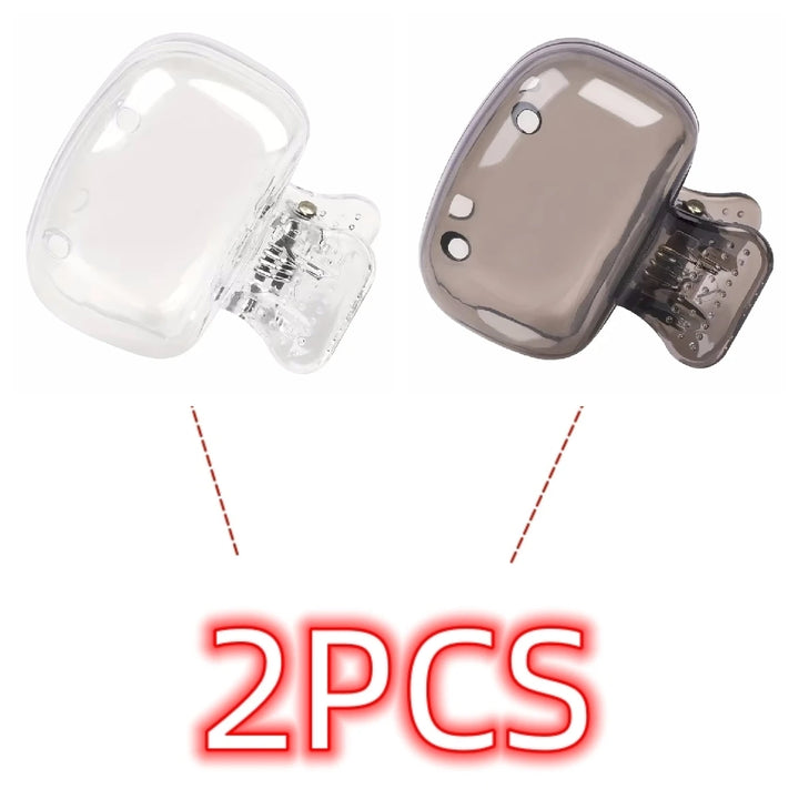 1 Pc Travel Toothbrush Head Covers Toothbrush Protector Cap Brush Pod Case Protective Portable Plastic Clip For Household Travel