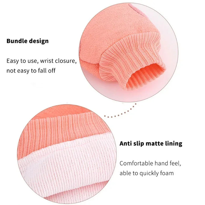 1 Pc Bath for Peeling SPA Exfoliating Shower Brush Body Cleaning Scrub Mitt Rub Dead Skin Gloves Shower Towel Foam Body Massage
