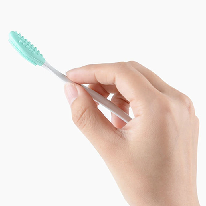 1 Pc/4 Pcs Beauty Skin Care Wash Face Silicone Brush Exfoliating Nose Clean Blackhead Removal Brushes Tools With Replacement Head