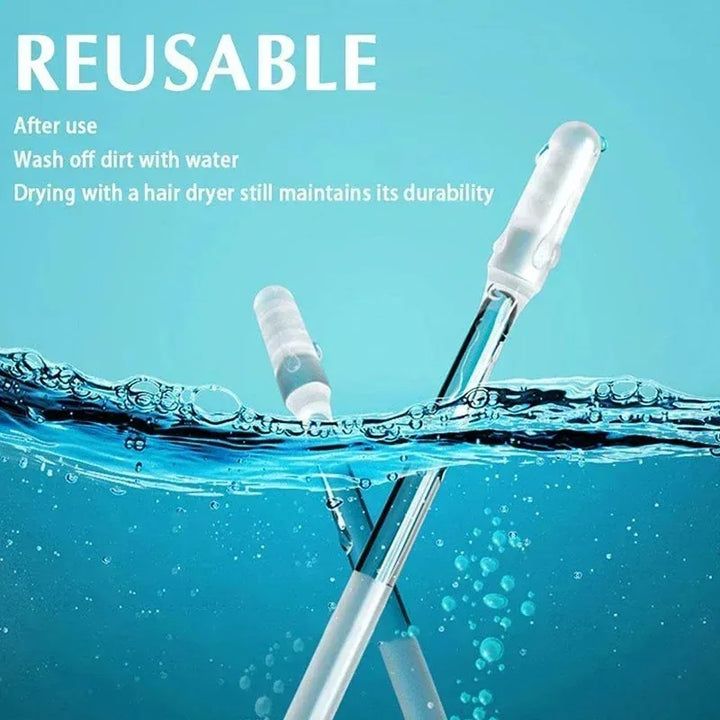 24 Pcs Disposable Silicone Earwax Remover sticky ear pick For Kids Older Adults S/L Ear Cleaner Reusable Adhesive Earpick