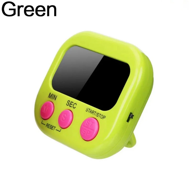 1 Pc LCD Digital Kitchen Timer Magnetic Cooking Large Count Down Up Clear Loud Alarm Stonego Home Kitchen Accessories