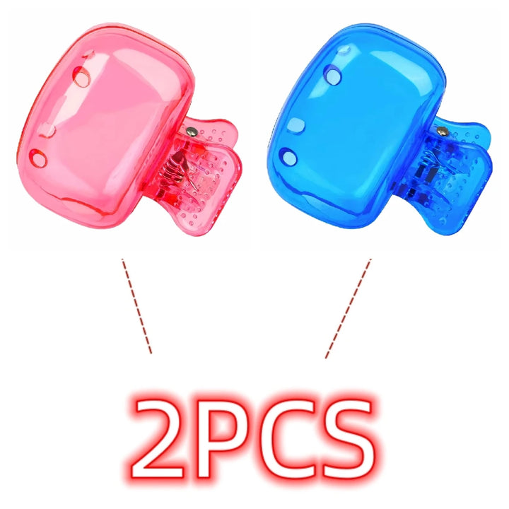 1 Pc Travel Toothbrush Head Covers Toothbrush Protector Cap Brush Pod Case Protective Portable Plastic Clip For Household Travel