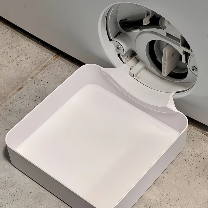 Anti-Overflow Washing Machine Drain Water Collection Tray, Lint & Foreign Debris Filter Drip Tray for Laundry Room