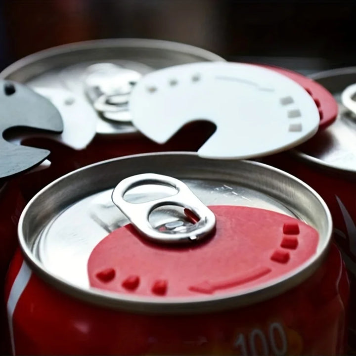 5 Pcs Can Lid Can Sealer Beverage Can Cap Can Protector Barricade Soda Cap Sealer Plastic Beer Drink Lid Protector for Beer J