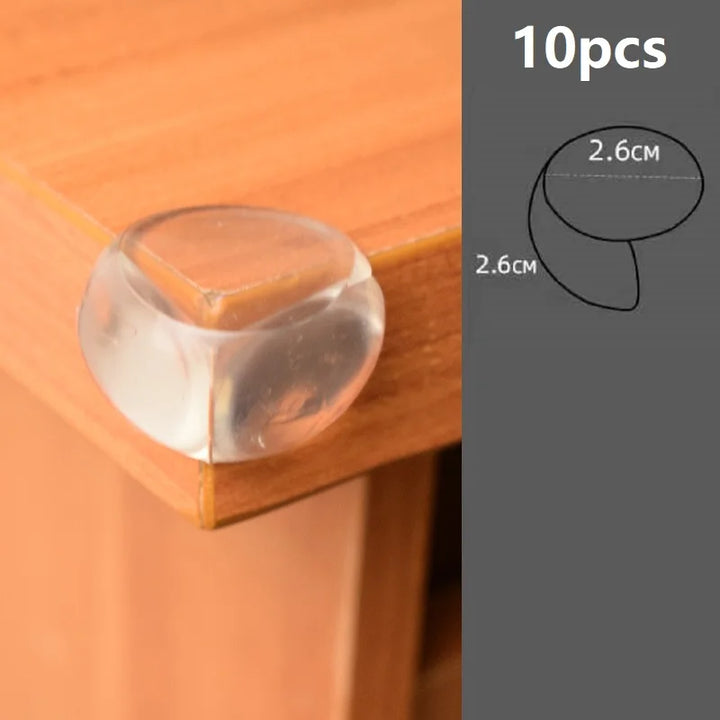 4 Pcs/10 Pcs Children Baby Safety Silicone Protector Table Corner Edge Protection Cover Children Anti-Collision Edge Guards