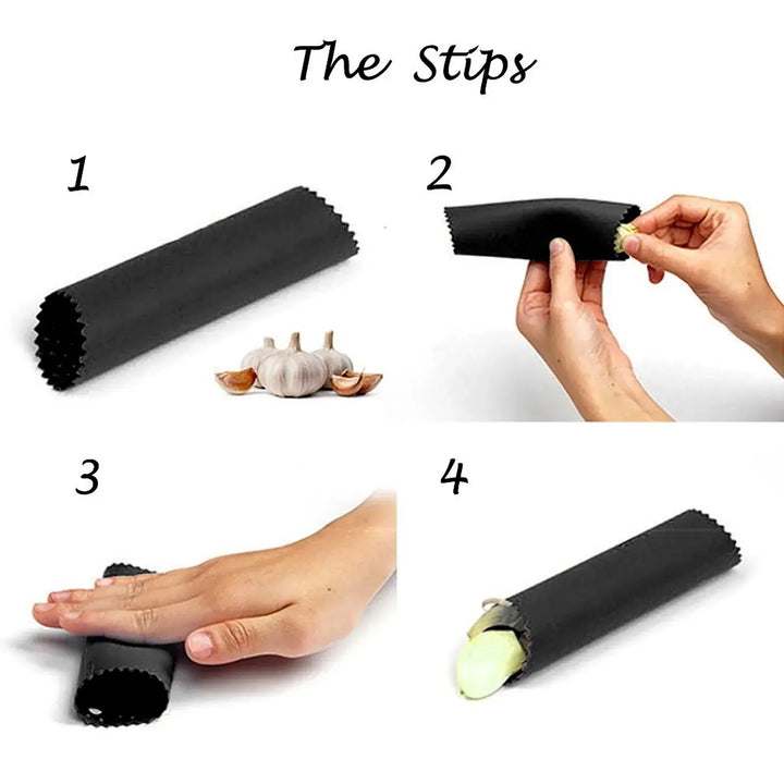 Garlic Stripper Tube Peeling Garlic Peeling Silicone Garlic Peeler Peel Easy Useful Easy Kitchen Tools Non-toxic Safety Gadget