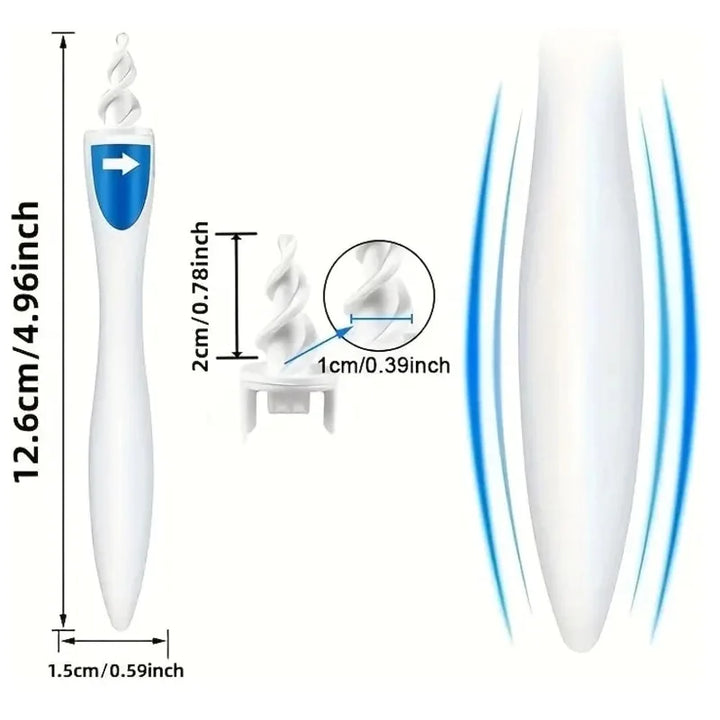 Nuovo Arrivo Caldo Strumento per la Rimozione del Cerume in Silicone a Spirale Pulitore per Cerume Riutilizzabile Cura del Cerume Morbido Strumenti per la Salute delle Orecchie