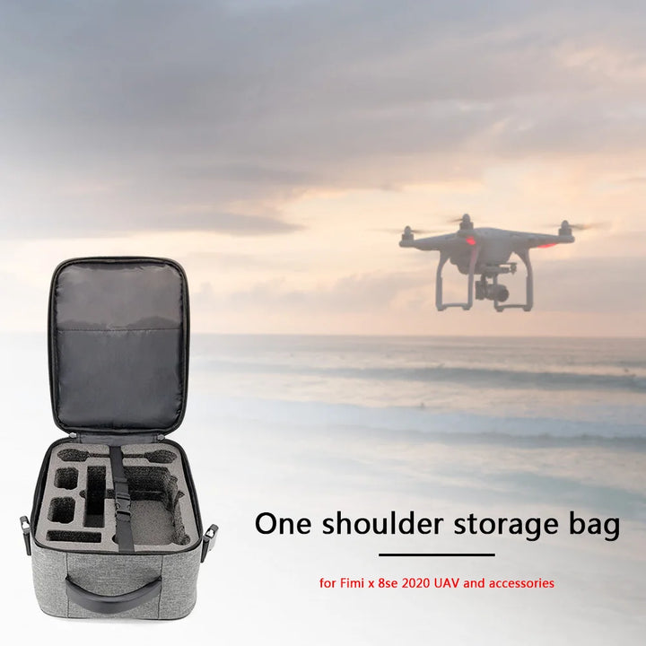 Nylon UAV Drone Carrying Case Shoulder Handbag Waterproof Protective Organizer Eco-friendly Safety Elements Playing