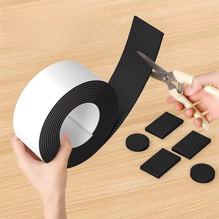 DIY Anti-slip Furniture Pads Mute Mats Bumper Damper Thick Non-Slip Pad Foot Cover Self Adhesive Table Chair Foot Protection Pad