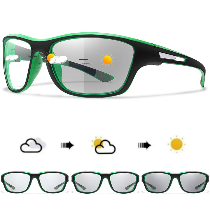 POAT Brand Photochromic Motorcycle Sunglasses Men Women Outdoor Cycling Driving Hiking Eyewear Fishing UV400 Protection Goggles