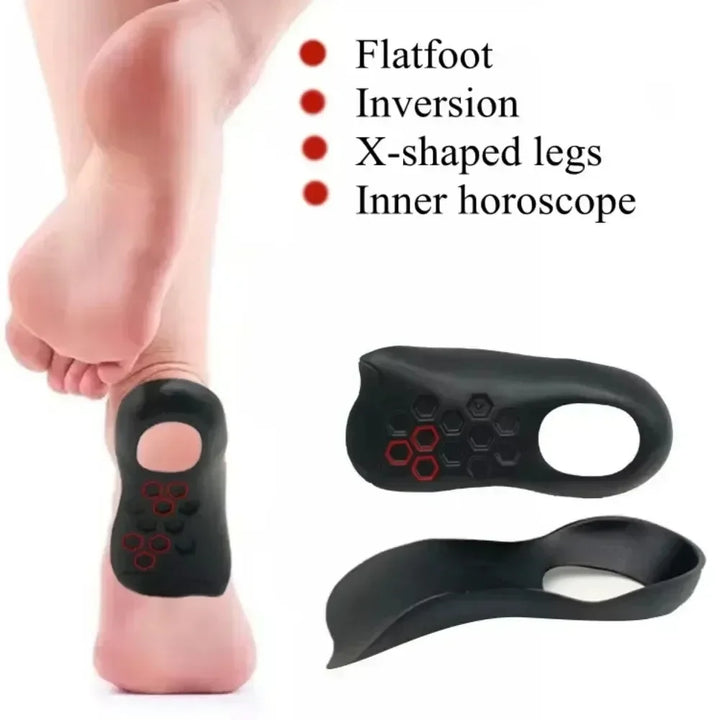 1 Pair Orthotic Insoles For Flat Feet O-Shaped Legs And Plantar Fasciitis - Unisex Arch Support Shoe Inserts