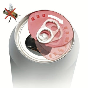5 Pcs Can Lid Can Sealer Beverage Can Cap Can Protector Barricade Soda Cap Sealer Plastic Beer Drink Lid Protector for Beer J