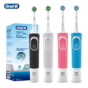 Oral B D100 Elektrische Zahnbürste 2D Vitality Reinigung Zähne Pinsel Wasserdichte Elektronische Zähne Pinsel Induktive Ladegerät Mit Timer