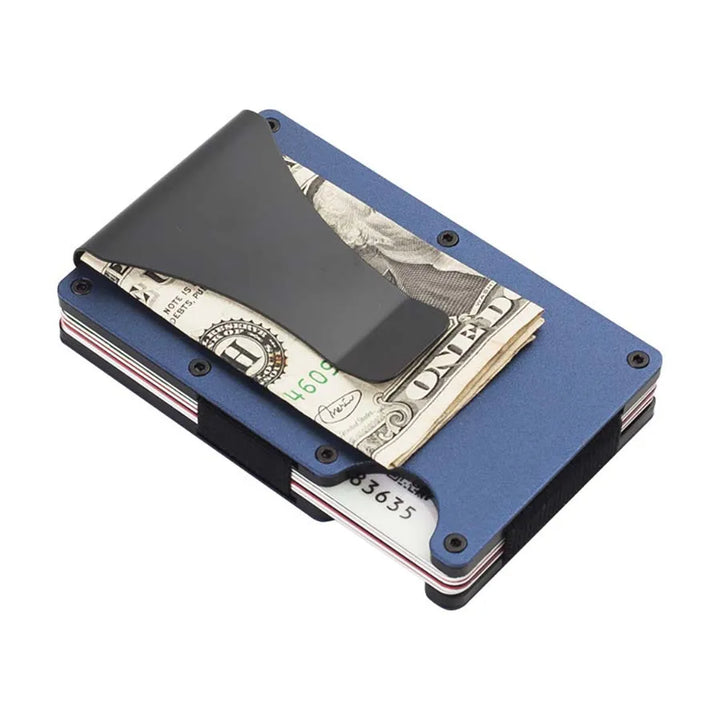 Minimalist Wallet for Men & Women Slim RFID Wallet, Scratch Resistant, Credit Card Holder & Money Clip, Easily Removable Money