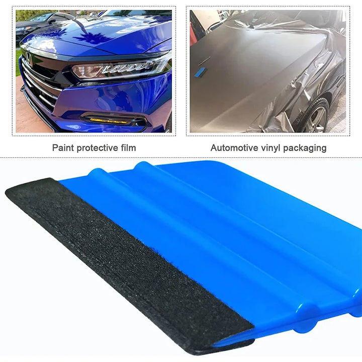 1Pc Auto Styling Felt Edge Vinyl Squeegee Car Vinyl Scraper Vehicle Window Tint Film Wrapping Squeegee Applicator Tool