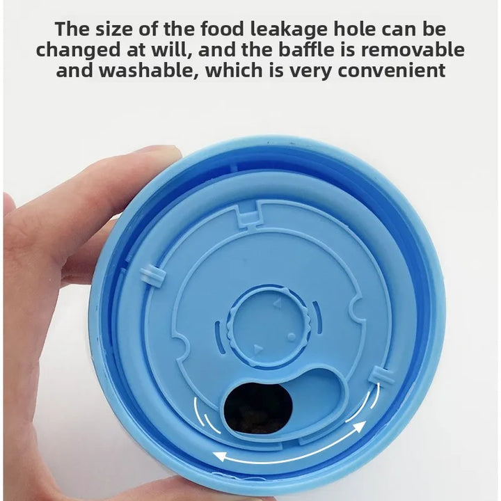 Treat Ball Dog Treat Dispenser Toy Ball Interactive Dog Toy - 4" Dog Food Toy Stimulation, Slow Feeder