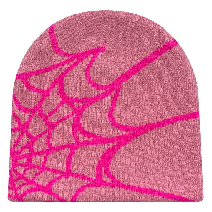 Four Seasons Men's And Women's Universal Y2K Knit Hat Spider Web Riding Outdoor Sports Fashion Hat