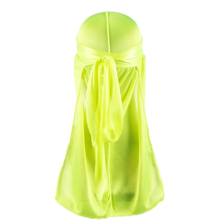 Bonnet de douche en soie pour hommes, bandana, du rag en soie, doo rag, bonnet à longue queue pour vagues