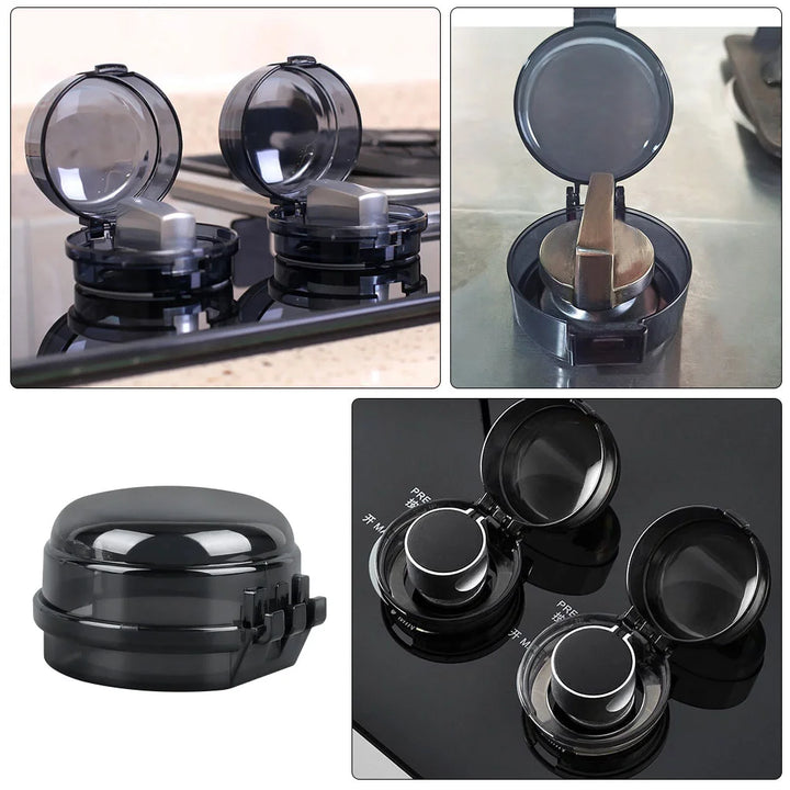 6 Pcs Stove Knob Gas Stove Locks Child Safety Knobs Baby Proofing Guard for Child Covers Cooktop