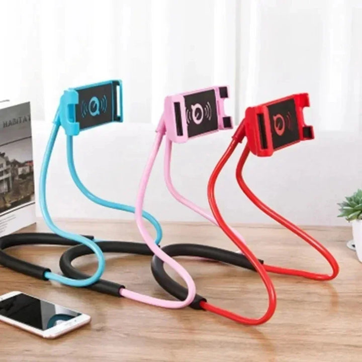 New Lazy Neck Mobile Phone Holder For IPhone Huawei Xiaomi Flexible Neck Lazy Necklace Tablet Holder Stand For Cellphone Tablets