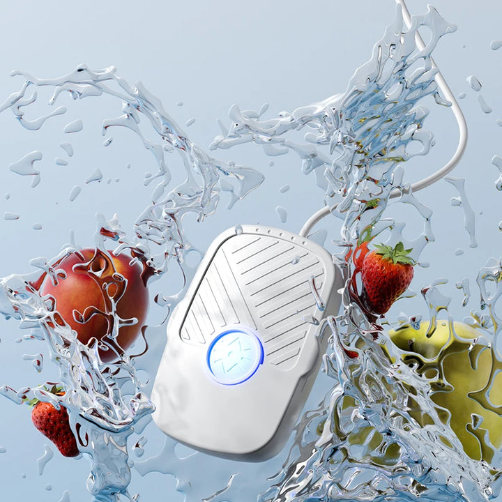 Mini Ultrasonic Fruit And Vegetable Cleaner High Frequency Kitchen Cleaning Tool for Safe And Efficient Food Preparation