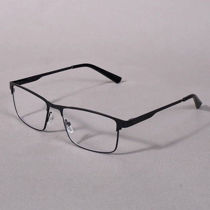 Anti Blue Light Reading Glasses Men High Quality Full-frame Diopter Glasses Business Male Presbyopic Eyeglasses +100+200