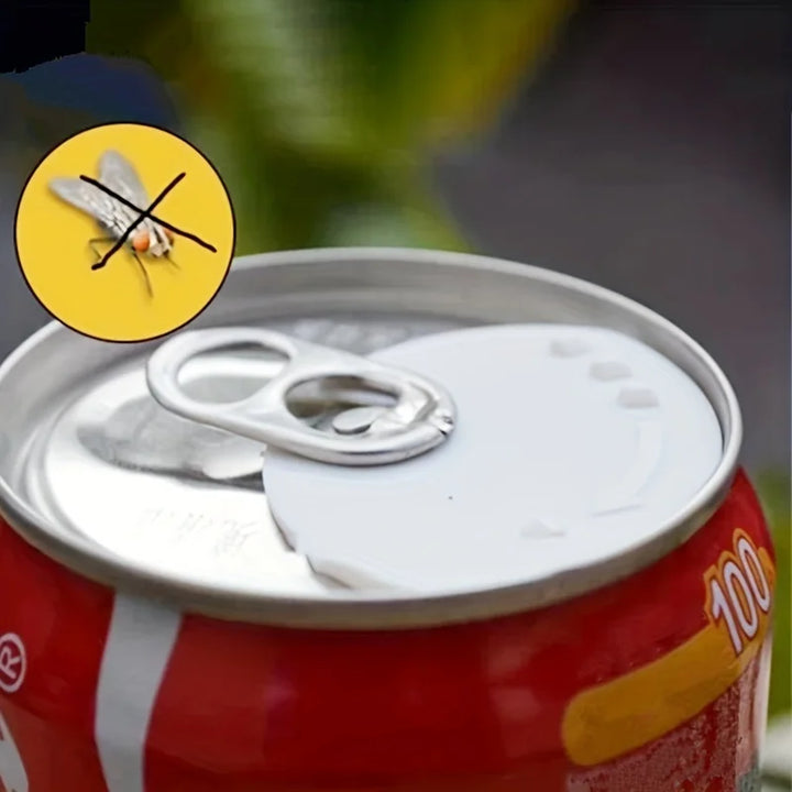 5 Pcs Can Lid Can Sealer Beverage Can Cap Can Protector Barricade Soda Cap Sealer Plastic Beer Drink Lid Protector for Beer J