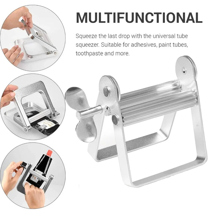 Metal Toothpaste Tube Squeezer-Large Multifunctional Tube Wringer Roller Dispenser for Hair Color Dye,Paint Tubes,Dispenser Tool
