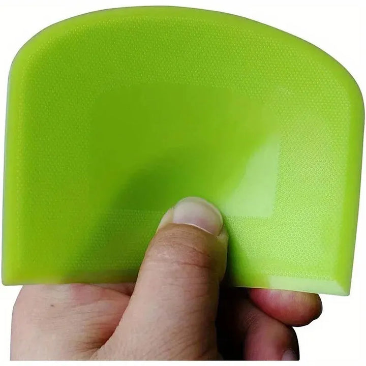 1 Pc Plastic Cake Cream Spatula, Dough Knife, Butter Scraper With Plain Smooth Edge, Baking Tools