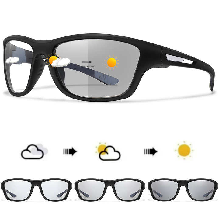 POAT Brand Photochromic Motorcycle Sunglasses Men Women Outdoor Cycling Driving Hiking Eyewear Fishing UV400 Protection Goggles