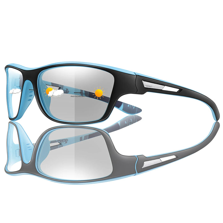 POAT Brand Photochromic Motorcycle Sunglasses Men Women Outdoor Cycling Driving Hiking Eyewear Fishing UV400 Protection Goggles
