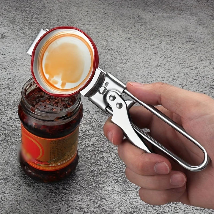 Adjustable Multi-Function Bottle Opener Stainless Steel Lids Off Jar Opener Labor-Saving Screw Can Opener For Kitchen Tools