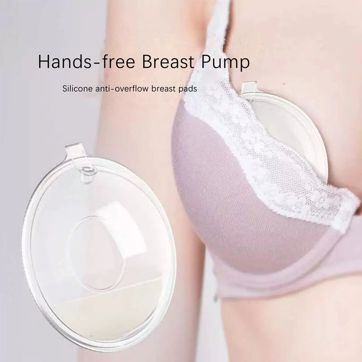 2 Pcs Breast Milk Collector Silicone Baby Breast pump Saver Collector Anti-Leakage Milk Reusable Protect Sore Nipples BPA FREE