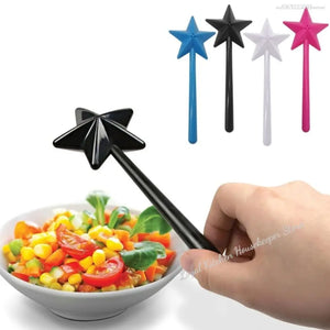 Salero y pimentero portátil, varita mágica recargable con forma de estrella, dispensador de especias, juego de coctelera para condimentos, suministros para barbacoa y cocina