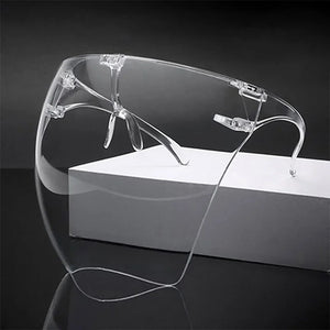 Full face high-definition transparent anti fog and splash protective mask, high transparency goggles, nail tools