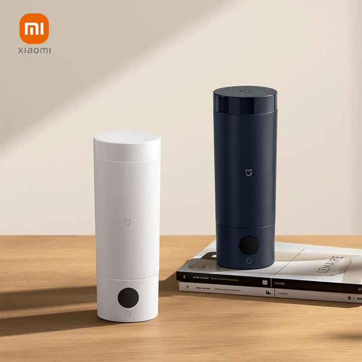 XIAOMI Mijia-hervidor de agua eléctrico portátil, 2 tazas termo, caldera de agua rápida, 2023 ml, hervidor inteligente con aislamiento de temperatura para viaje, novedad de 350