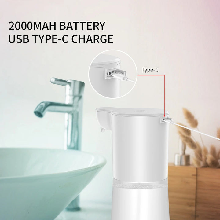 Xiaomi 2000mah carregamento usb dispensador de sabão espuma indução automática inteligente infravermelho touchless lavadora mão para cozinha banheiro