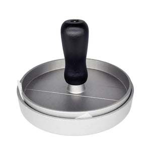 Pressa per hamburger con 100 carte per patty, stampo per hamburger antiaderente in alluminio per patty maker