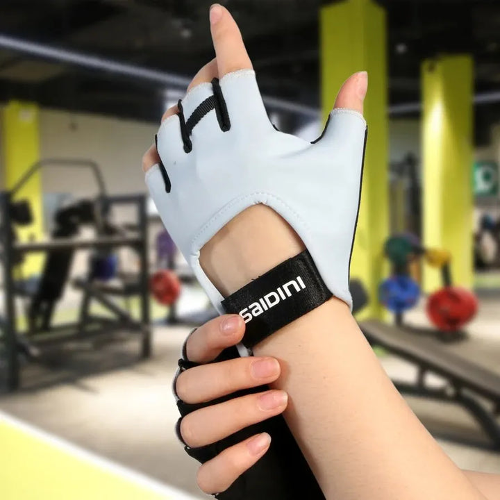 Damen Sporthandschuhe Fitness Outdoor-Sport Anti-Rutsch und stoßdämpfende Halbfingerhandschuhe langlebig und atmungsaktiv