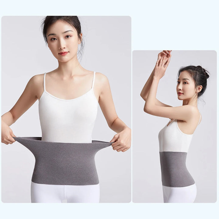 Winter Warm Thermal Waist Support Unisex Elastic Cotton Cloth Abdomen Back Pressure Warmer Inner Wear Belly Protector 2023 Neu