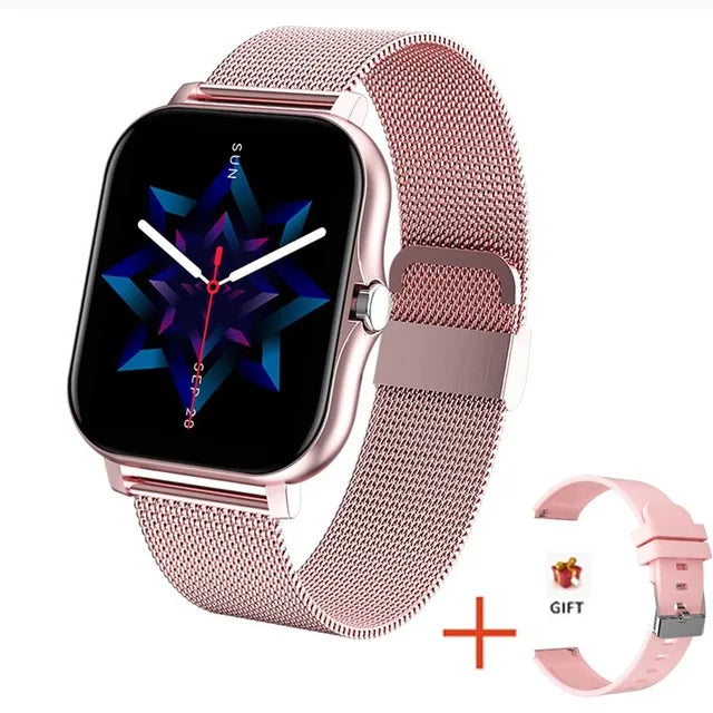 Montre de sport intelligente, horloge de fitness, moniteur de santé, montre étanche, montres Bluetooth pour hommes et femmes, IOS, Xiaomi, Huawei 2024