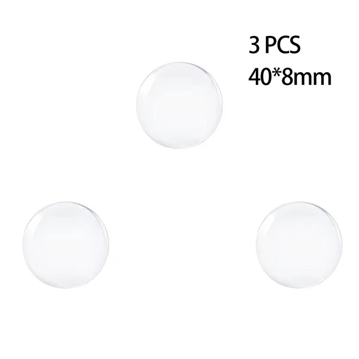 Door Knob Wall Shield Clear Soft Rubber Door Stopper Door Handle Bumper Mute Stickers Wall Protector Muffler Pad Protective Plug