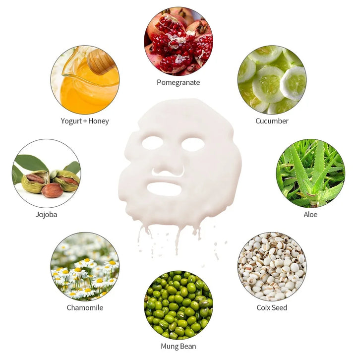 Self-Make Natural Fruit Face Mask Machine DIY Vegetable Juice Collagen Automatic Mask Maker Home Use Beauty Salon Mask Device